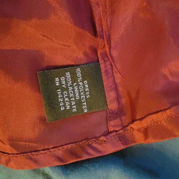 Red empire waist cocktail dress from Lord & Taylor size 4 - Picture 15 of 16